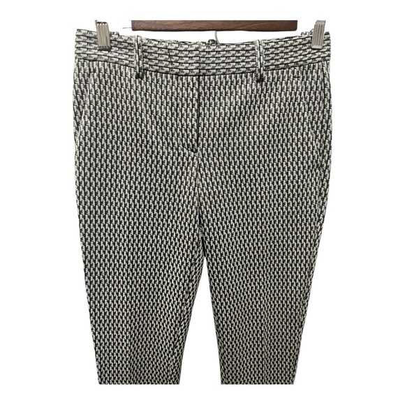 THEORY TRECCA TAILORED GEOMETRIC PRINT DRESS PANT SIZE 0 - Picture 6 of 14